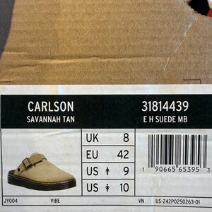 Carlson Savannah Tan Suede Shoes